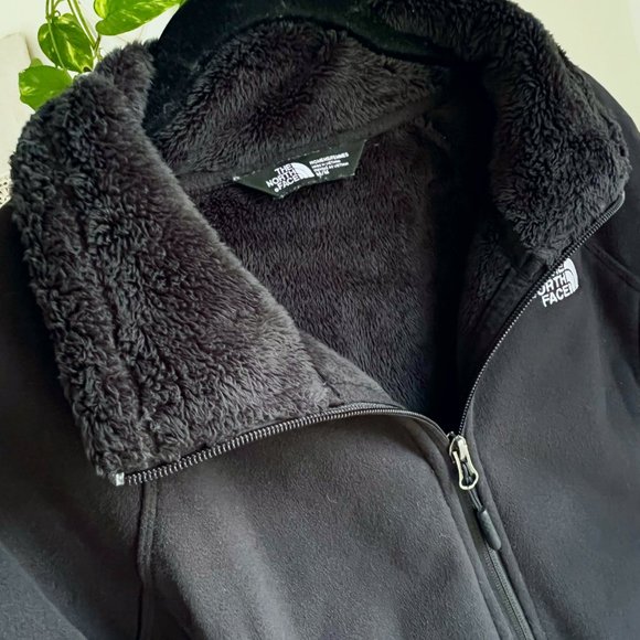 The North Face Women’s Black Faux Fur Lined Full Zip Jacket Size Medium HTF - Picture 3 of 16